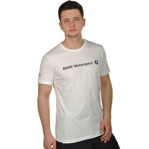 Футболка Puma Bmw Msp Logo Tee Цвет белый купить в интернет