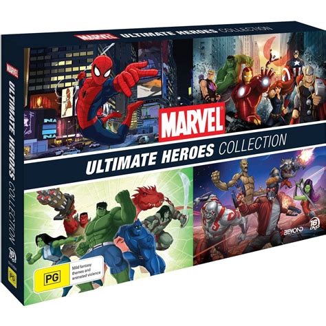 Marvel Ultimate Heroes Collection Dvd Big W