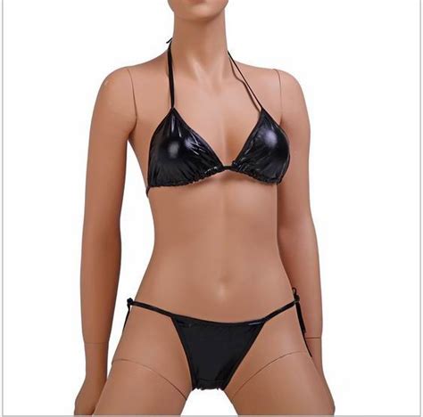 Sexy Lingerie Bikini Set Bra G String Metallic Color Purple In India Shopclues Online