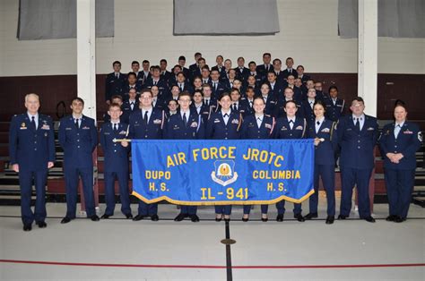 Dupo High School Afjrotc Unit Soars With Top National Award Dupo Cusd 196