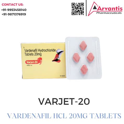 Vardenafil Hydrochloride Tablet 20 Mg At Rs 327 Box In New Delhi ID