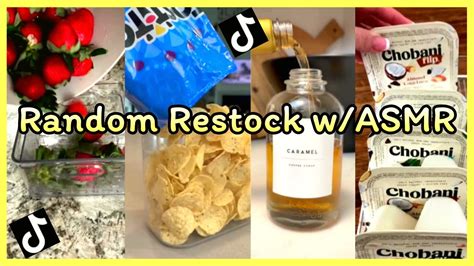 Asmr Organization And Restocking Asmr Random Restocking And Refiling