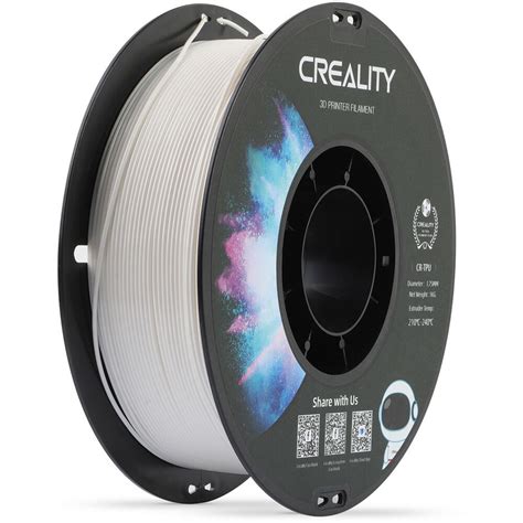 Creality 1 75mm TPU Filament 2 2 Lb White CR TPU WHITE B H