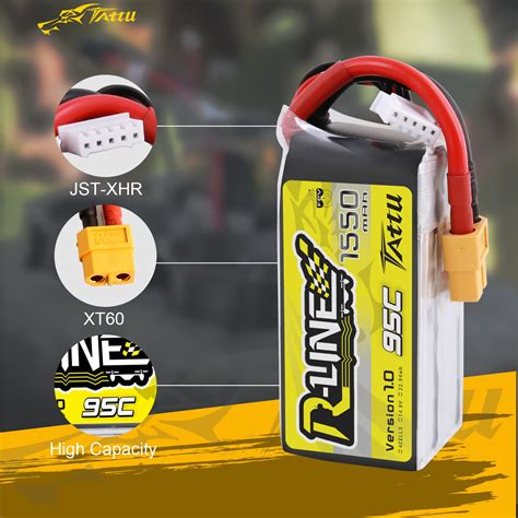 Tattu Rline Lipo Battery Pack Mah V C S For Fpv Racing