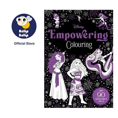 Disney Princess Empowering Female Colouring Book With Images To