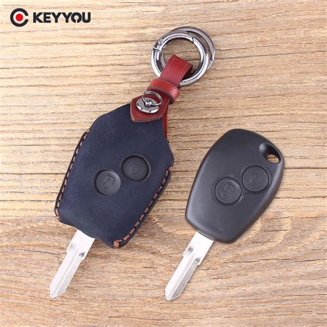 KEYYOU For Renault 206 Kangoo Clio Logan Sandero Car Key Case Fob 2