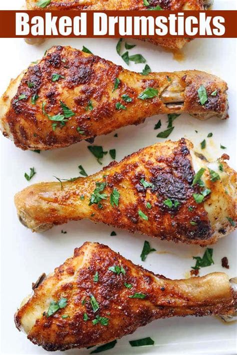 Baked Drumsticks With Olive Oil And Spices Healthy Recipes Blog