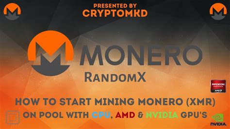 How To Start Mining Monero XMR On Pool With CPU And AMD And NVIDIA