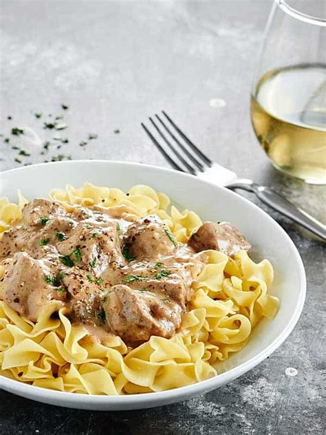 Slow Cooker Beef Stroganoff Recipe No Cream Of X Soup