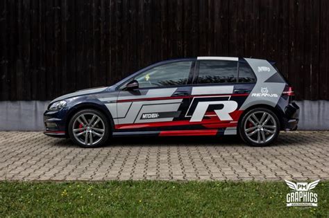 Vw Golf Vii R Line Mit Mtchbx Designs Folierung By Schwabenfolia