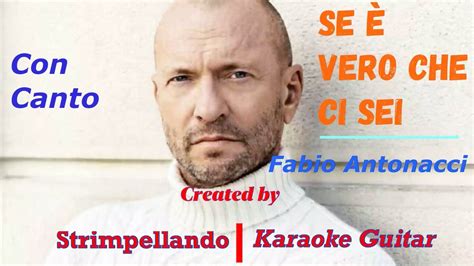 Biagio Antonacci Se Vero Che Ci Sei Con Canto Fair Use Youtube