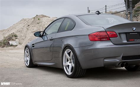 VMR Wheels 19x9 5 22 Hyper Silver V705 On Space Gray BMW E92 M3 A