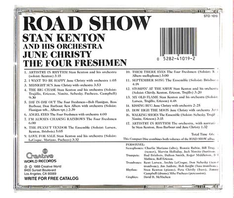 Road Show Stan Kenton Stan Kenton