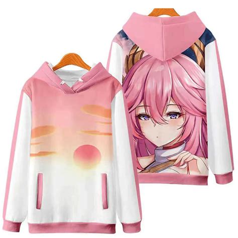 Mejor Precio En A Granel Genshin Impact Yae Miko Yae Sakura Merch Sweat ...