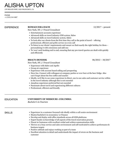 Travel Agency Company Profile Sample Resume Besttravels Org