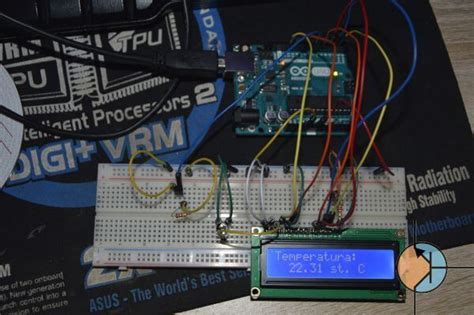 Arduino Termometr Z Wy Wietlaniem Warto Ci Na Lcd Tranzystor Pl