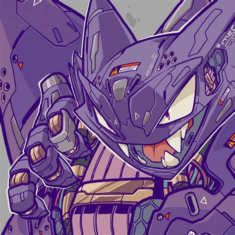 Mechasoul Gengar Premium Fine Art Print On Behance