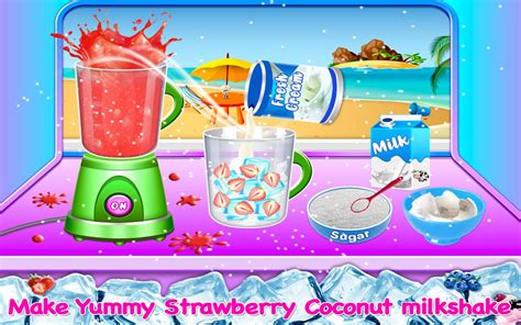 Coconut Milkshake Maker - Beach Party Cooking Game for Android - APK ...