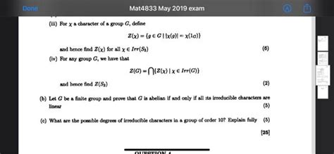 Solved Let G Be A Finite Group And Prove That G Is Abelian Chegg