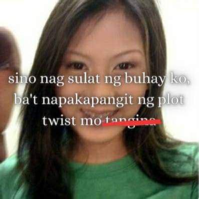 Filipino Quotes Tagalog Quotes Funny Reaction Face Plot Twist