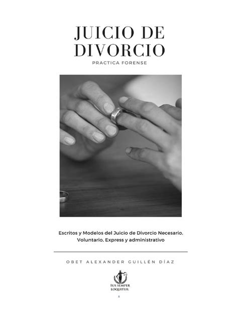 Practica Forense Del Juicio De Divorcio Manutención De Los Hijos