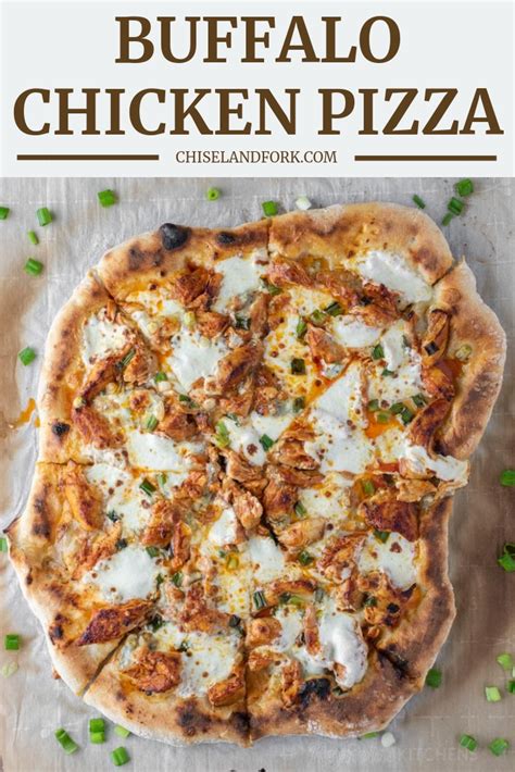 Homemade Buffalo Chicken Pizza Recipe Chisel And Fork