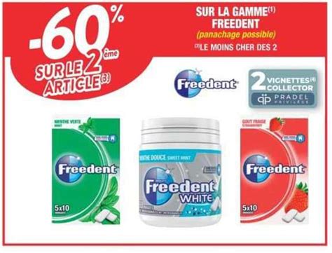 Promo La Gamme Freedent Chez Cora Icatalogue Fr