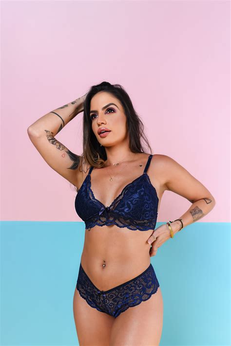 Conjunto Renda Sem Bojo Bruna Sofisticale