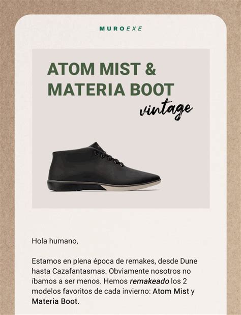 Muroexe Aqu No Se Tira Nada Atom Mist Y Materia Boot Vintage Milled