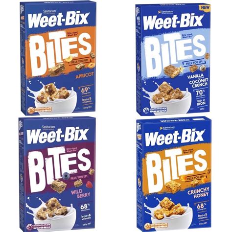 Restocksanitarium Weet Bix Bites Wild Berry Apricot Honey Crunch