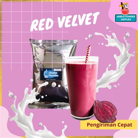 Jual Bubuk Minuman Rasa Red Velvet Kg Serbuk Powder Minuman Rasa Red