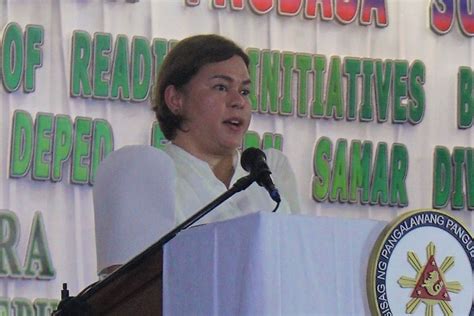 Pia Vp Duterte Lauds Deped Eastern Samars Reading Campaign