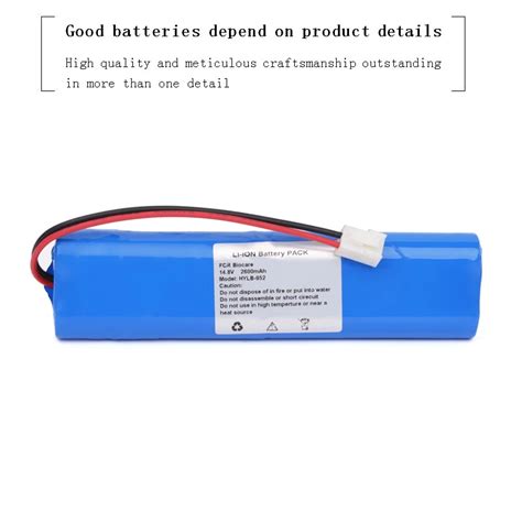 14 8V 2600mAh Rechargeable Patient Monitor Battery For Biocare ECG 1215