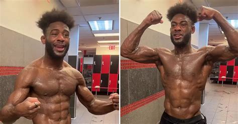 Ufc Star Aljamain Sterling Shows Off Ripped Eight Pack Ahead Of Petr