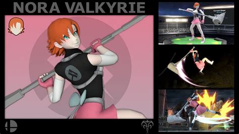 Nora Valkyrie Rwby Super Smash Bros Ultimate Mod Gameplay Youtube