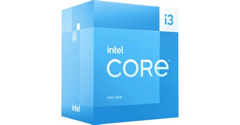 Intel Core I3 13100 3 4 GHz Quad Core LGA 1700 BX8071513100 B H