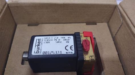 Burkert C Fkm Ms Way Solenoid Valve Direct Acting