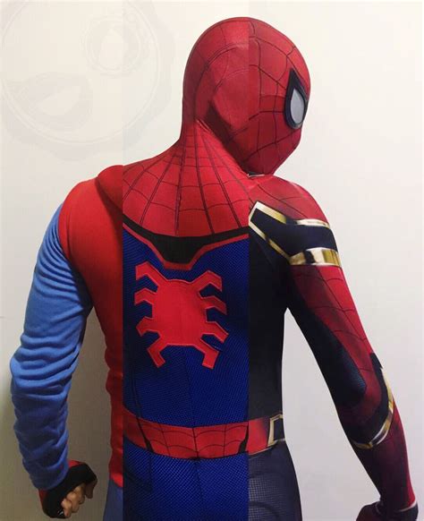 Combination Of My Trinity Mcu Spiderman Suit Homemade Suit By