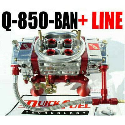 QUICK FUEL Q 850 BAN ANNULAR MECH BLOW THRU DRAG RACE WITH LINE KIT In