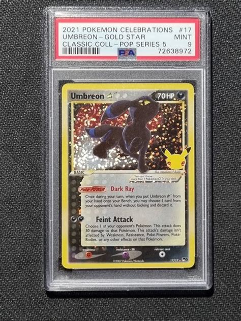 Gamefreak Pok Mon Graded Card Umbreon Gold Star Catawiki