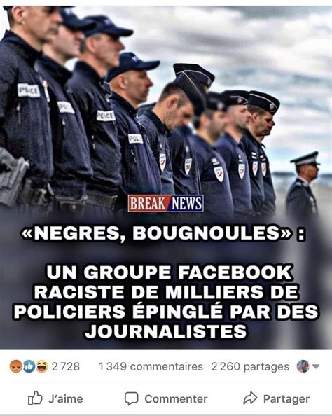 Lyon Groupe Facebook Raciste Dans La Police Un Scandale Dans Le