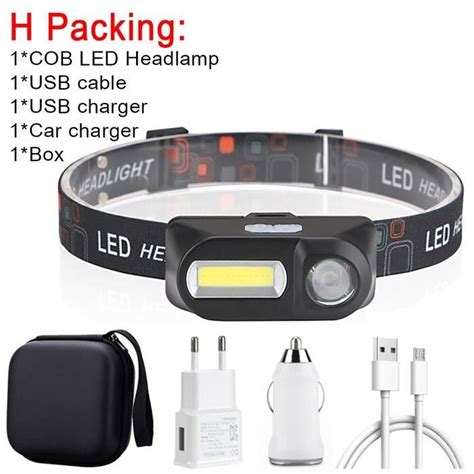 H Packing Have X Battery Mini Lampe Frontale Portable Led Xpe