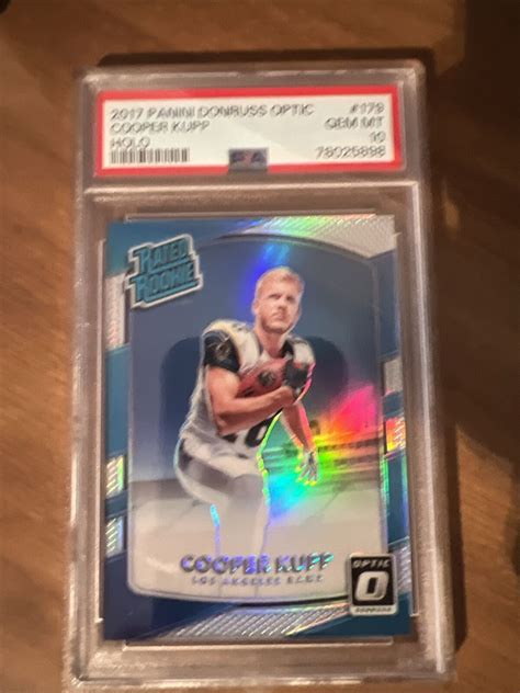 Donruss Optic Rated Rookie Cooper Kupp Holo Prizm Refractor Rc Psa