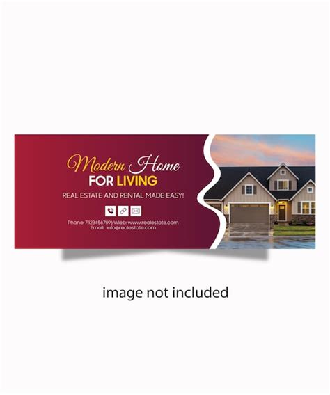 Premium Vector Real Estate Web Banner Template