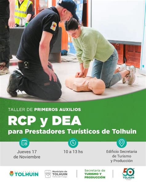 2° CapacitaciÓn En Primeros Auxilios Para Prestadores Turisticos De Tolhuin Municipio De Tolhuin