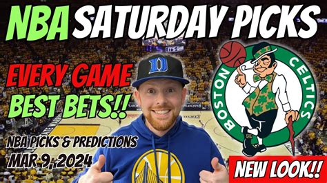 LOCK OF THE YEAR NBA Picks Today 3 9 2024 Free NBA Picks