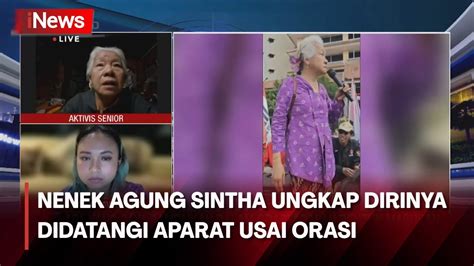 Didatangi Aparat Usai Orasi Di Untag Agung Sintha Saya Akui Salah