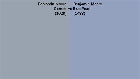 Benjamin Moore Comet Vs Blue Pearl Side By Side Comparison