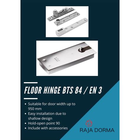 Jual Floor Hinge Dorma Bts84 En3 With Accessories Dormakaba Bts 84 En 3