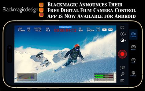 Blackmagic Announces Their Free Digital Film Camera Control App Is Now